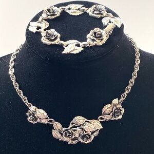 Danecraft Sterling Vintage Necklace and Bracelet